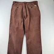 Carhartt WIP Brown Corduory Menson Pant 32W