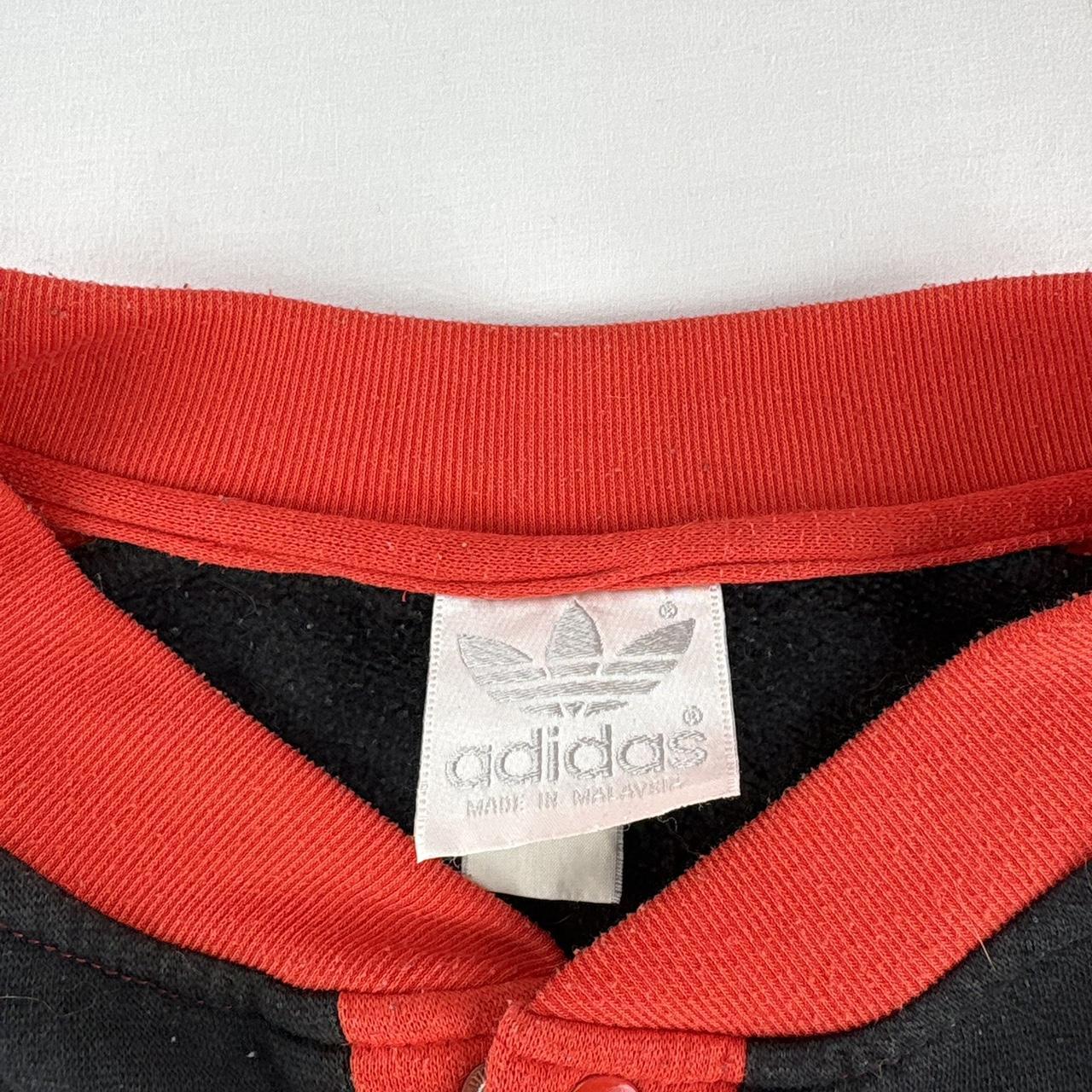 1990s Adidas Embroidered Spellout Oversized Jumper S