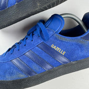 Adidas Gazelle Royal Blue and Black UK10