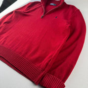 Polo Ralph Lauren Embroidered Pony Knitted Quarter Zip L
