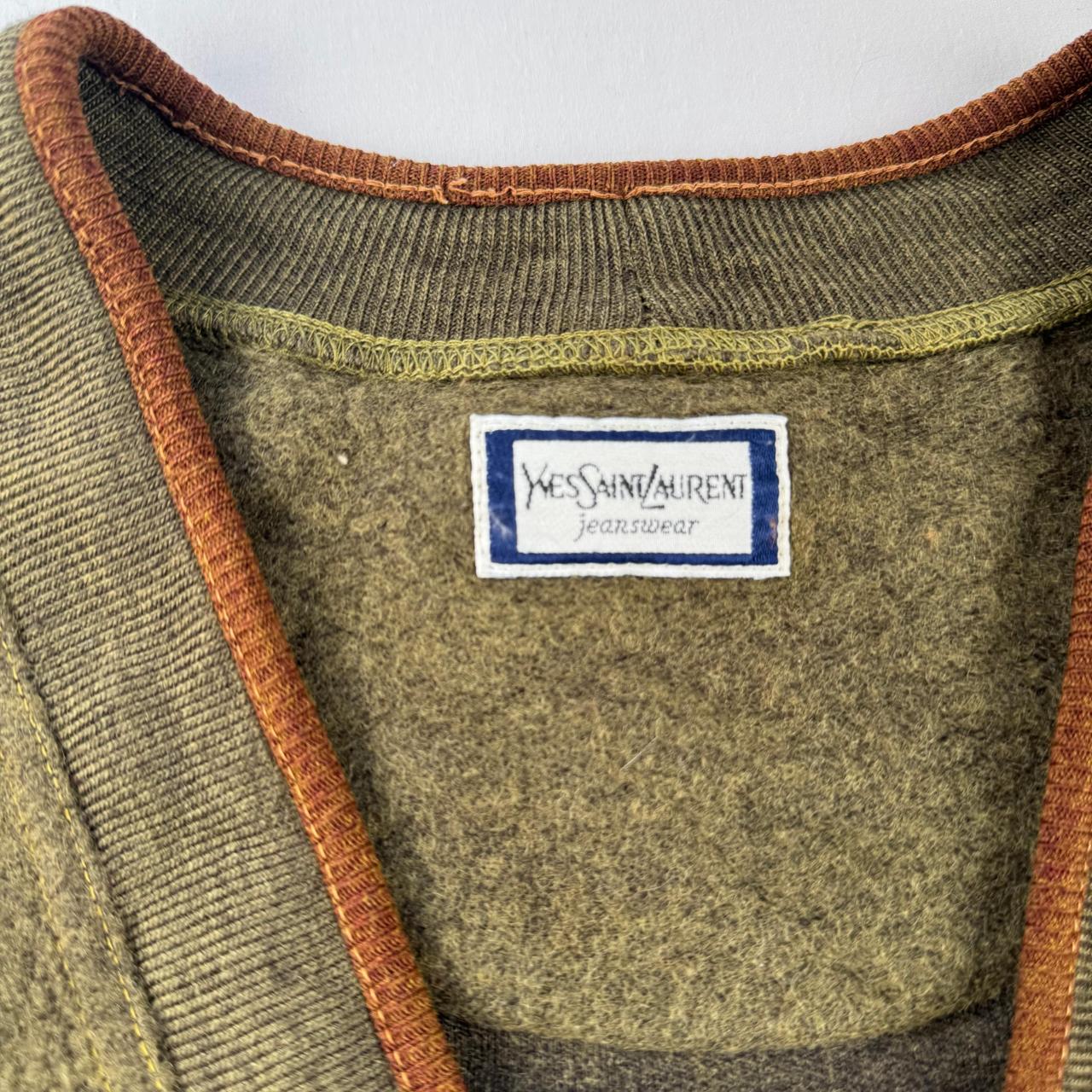 Yves Saint Laurent Jeanswear Sweater in Green Size S