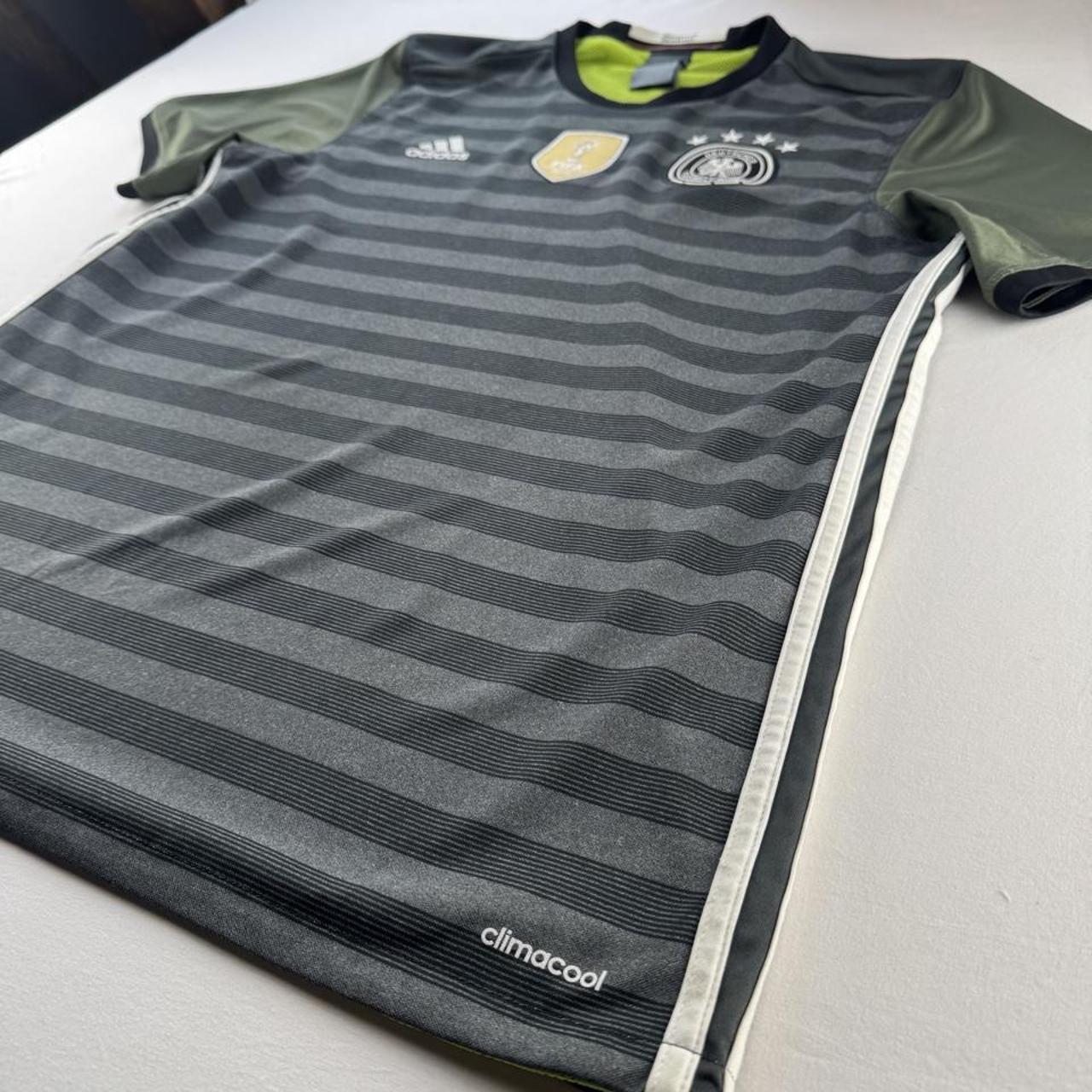 Germany Adidas 2016-17 Away Striped Playing Shirt XL