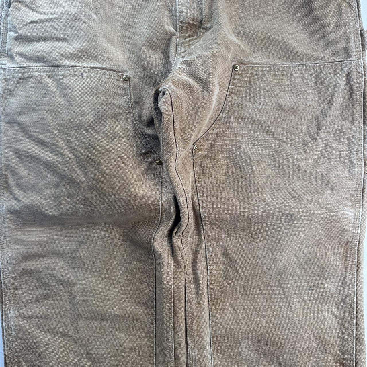Made in USA Carhartt Heavyweight Double Knee Carpenter Trousers 34W 30L