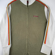 2000s Quiksilver Khaki Heavyweight Knitted Jumper