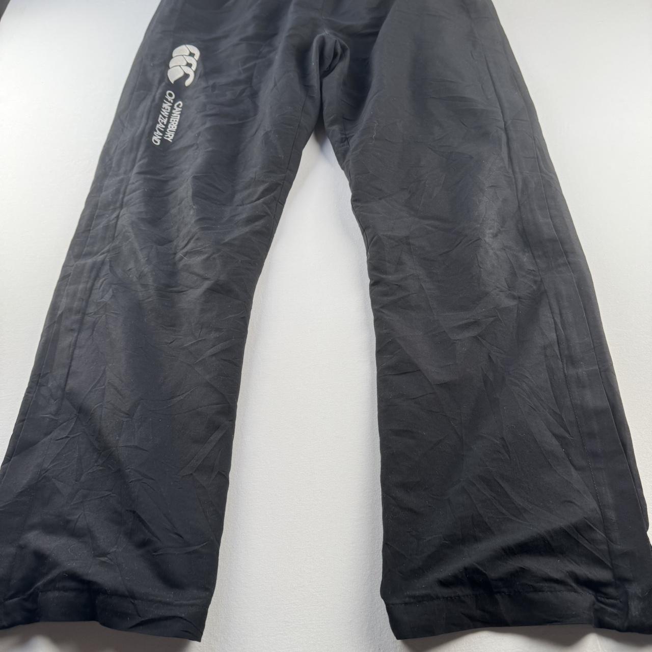 Black and White Uncuffed Canterbury Joggers M