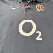 2003 Nike England Rugby Polo Shirt L