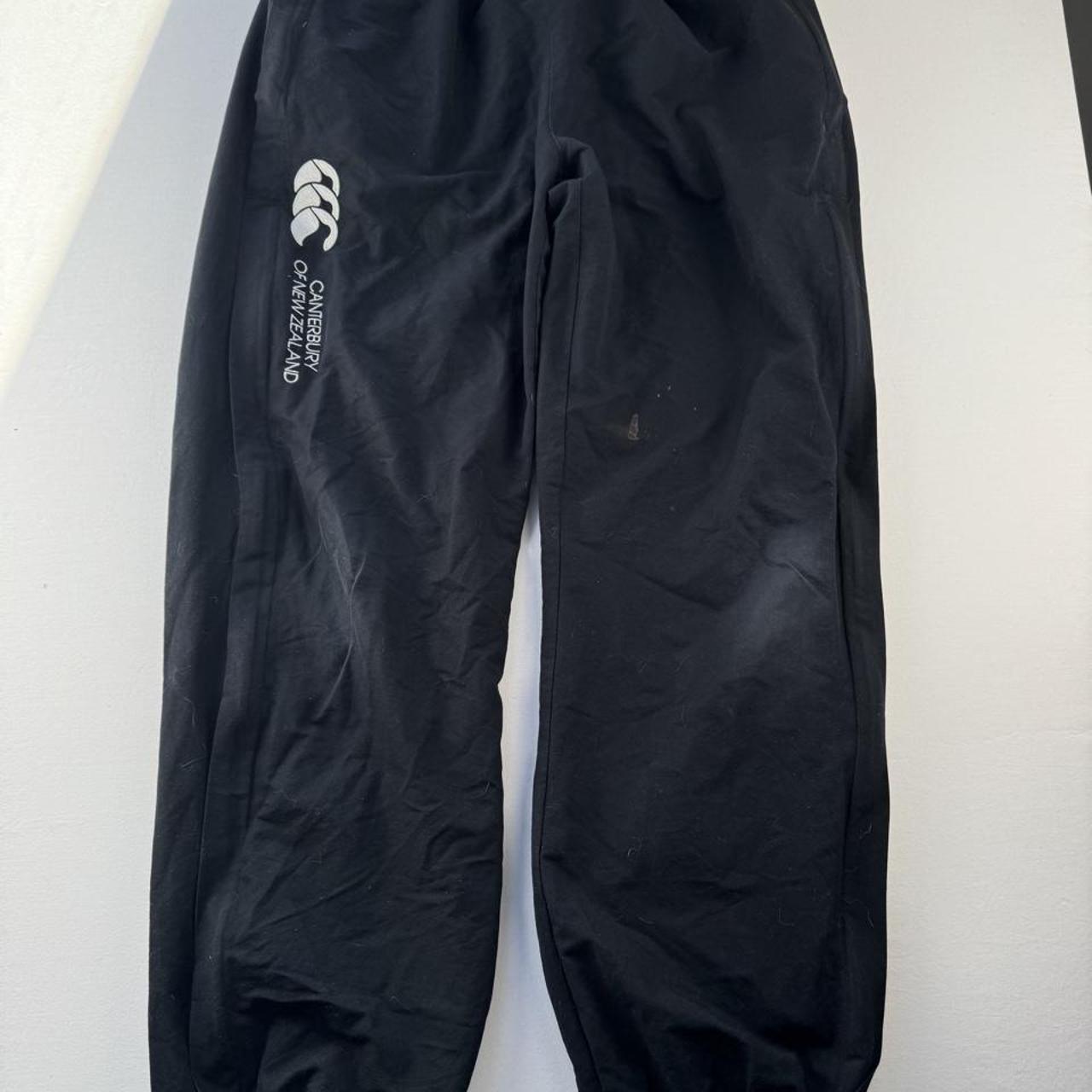 Canterbury Black Cuffed Joggers L