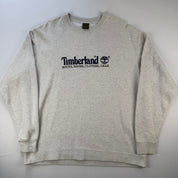 Early 2000s Timberland Embroidered Spellout Sweatshirt M