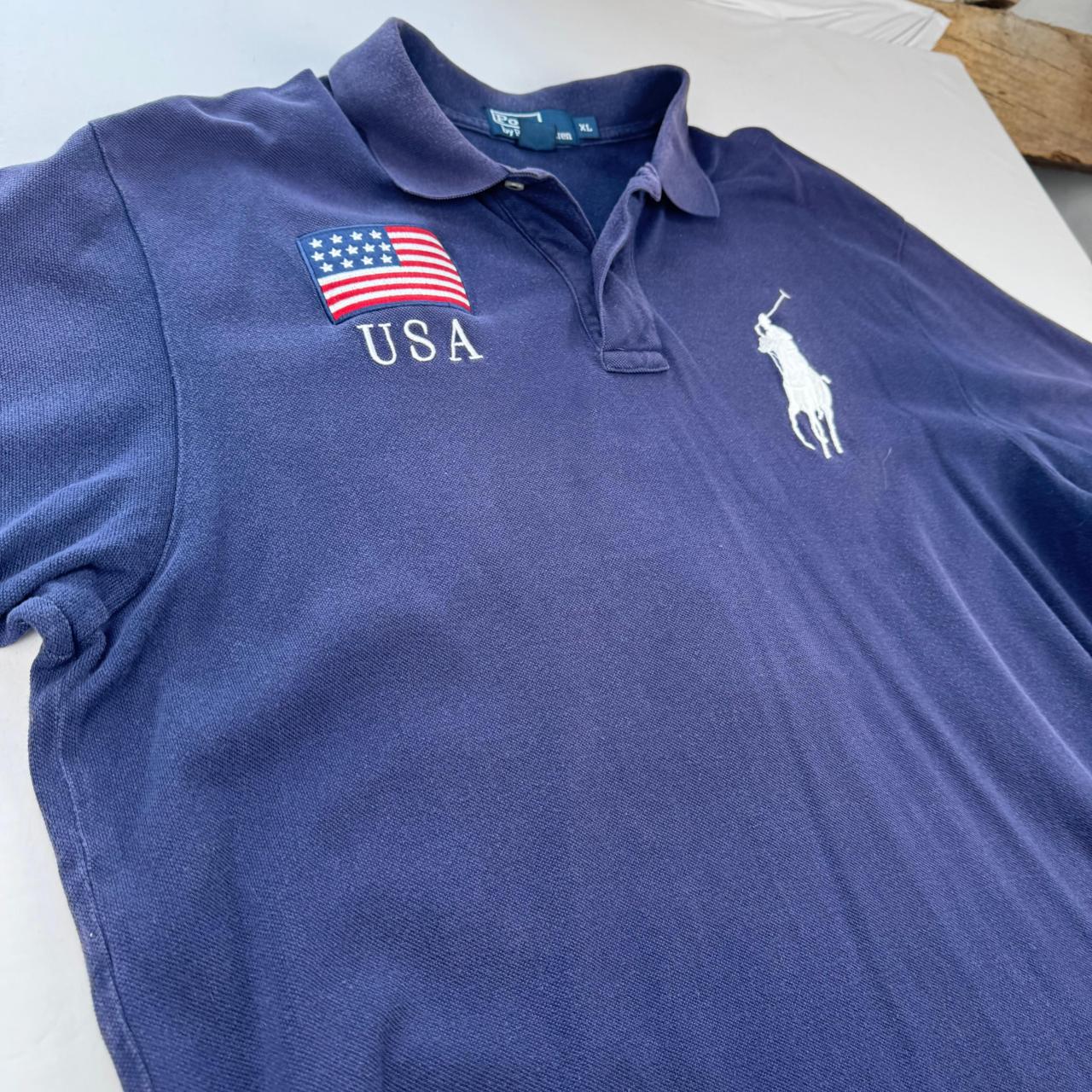 Polo By Ralph Lauren Rugby Shirt in Navy Size XL