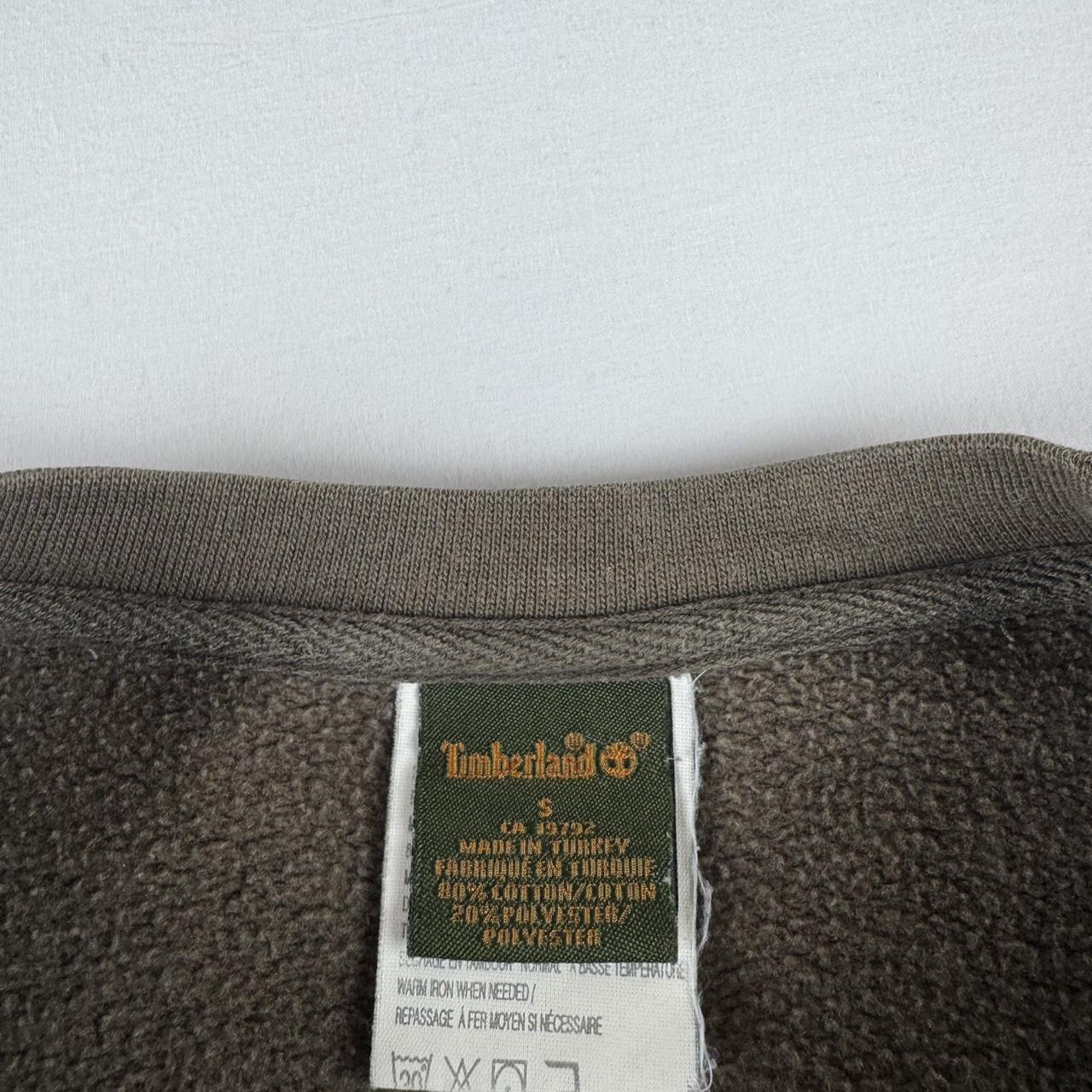 Early 2000s Timberland Embroidered Spellout Oversized Crewneck Jumper S