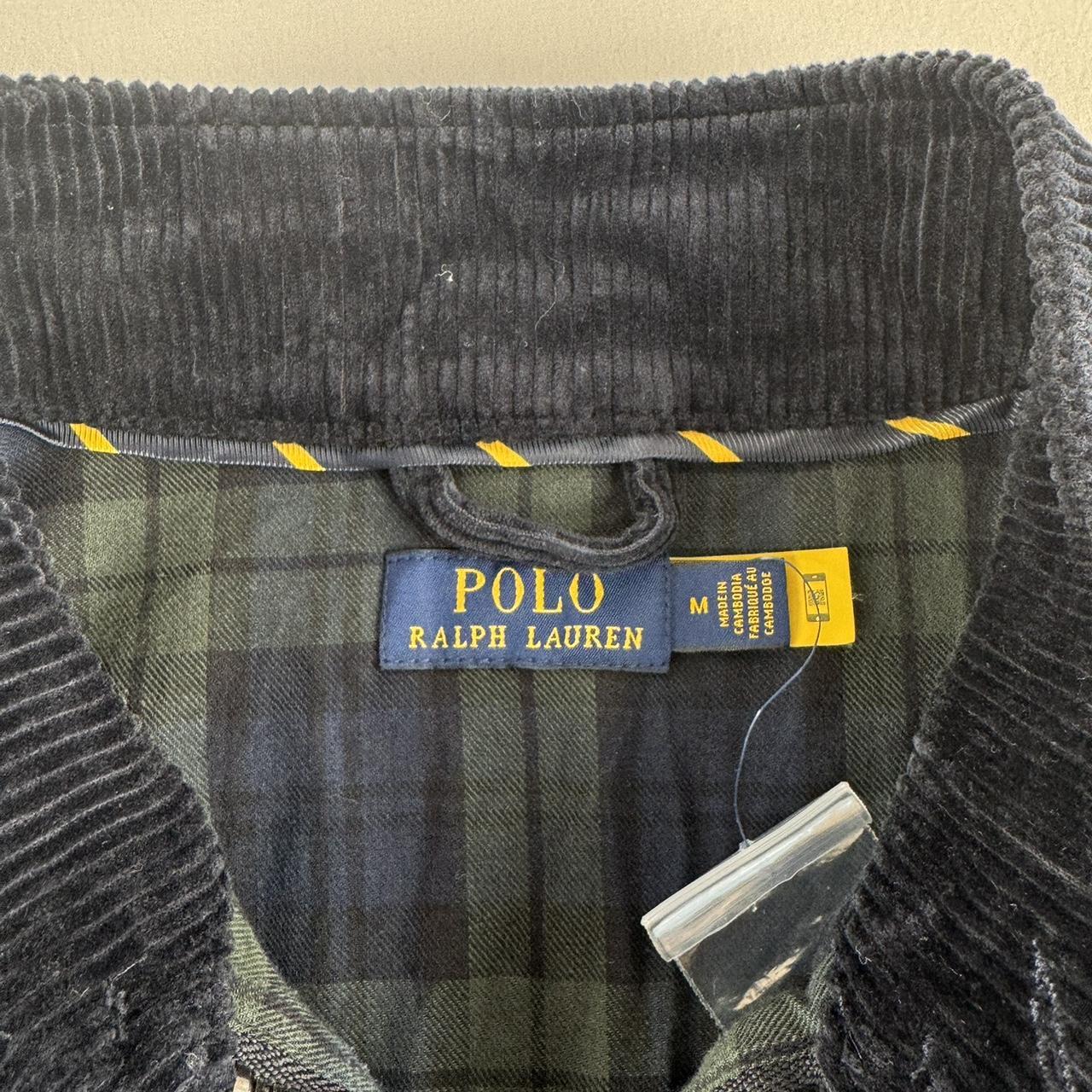 Modern Polo Ralph Lauren Corduroy Harrington Bomber Jacket S