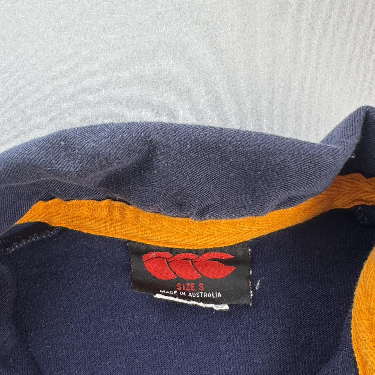 Rare 1990s Canterbury Brumbies Embroidered Rugby Polo S