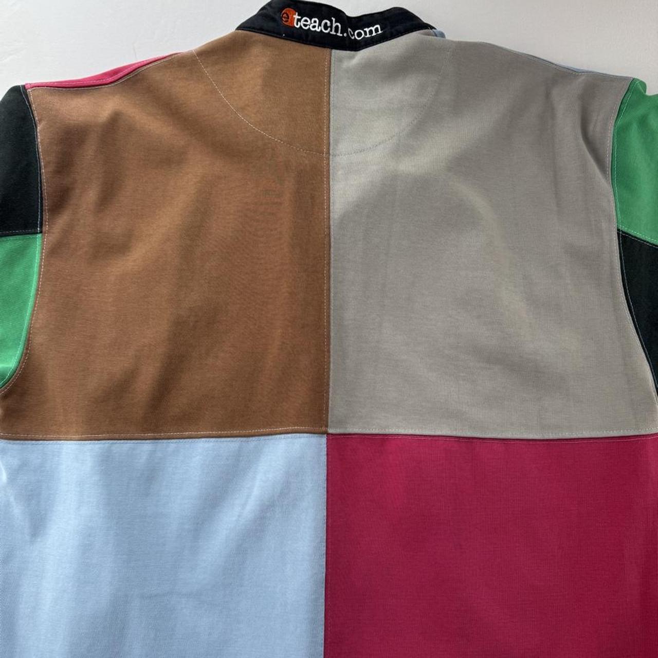 2002 Kooga Embroidered Harlequins Rugby Polo Shirt L