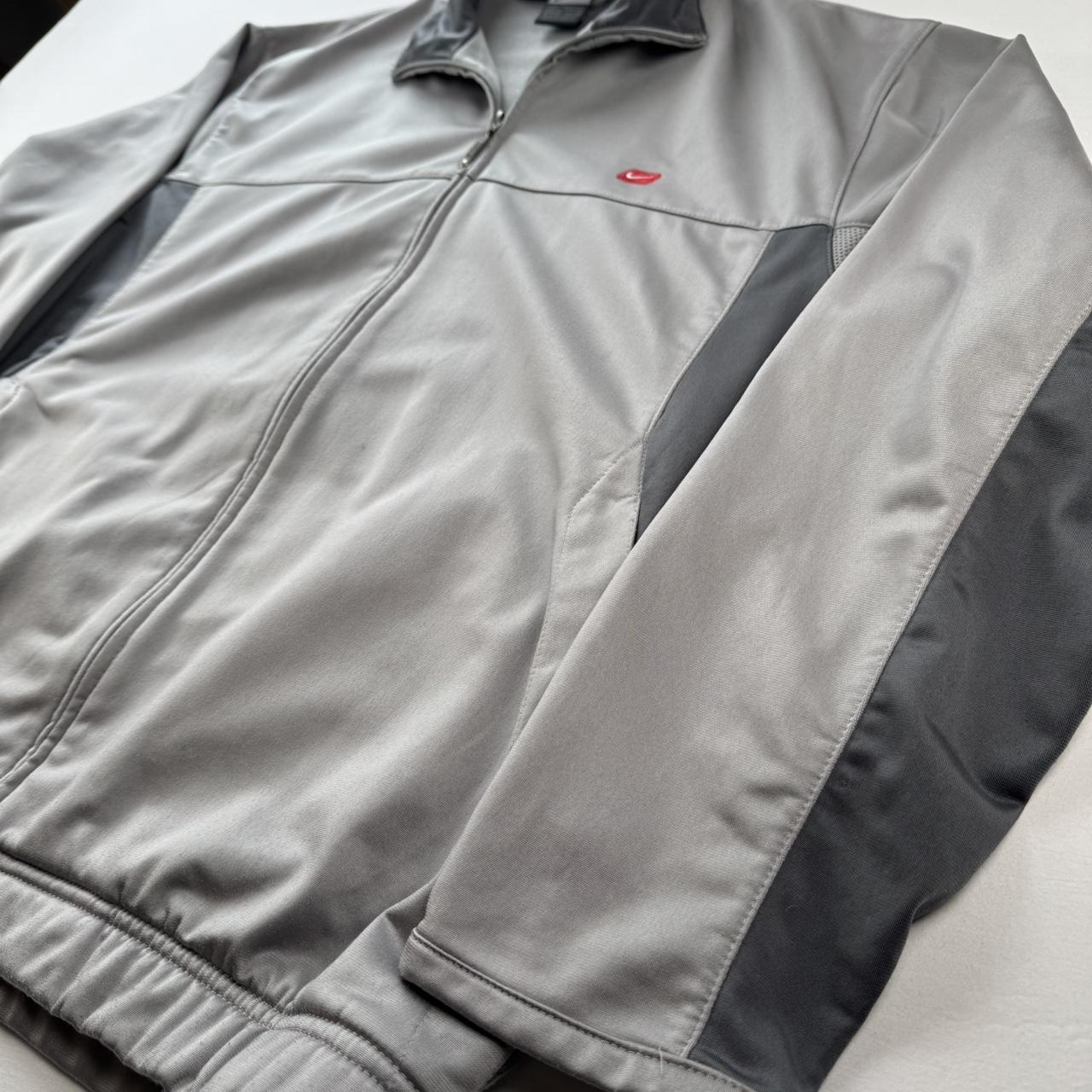 2000s Nike Embroidered Logo Full Zip Track jacket L