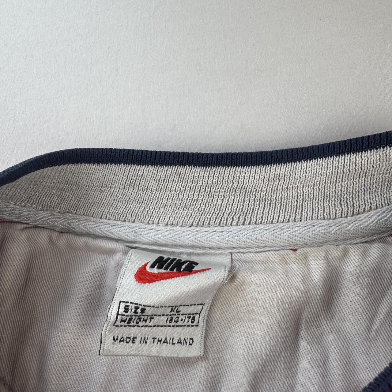 1990s Oversized Centre Swoosh Embroidered Sweatshirt S