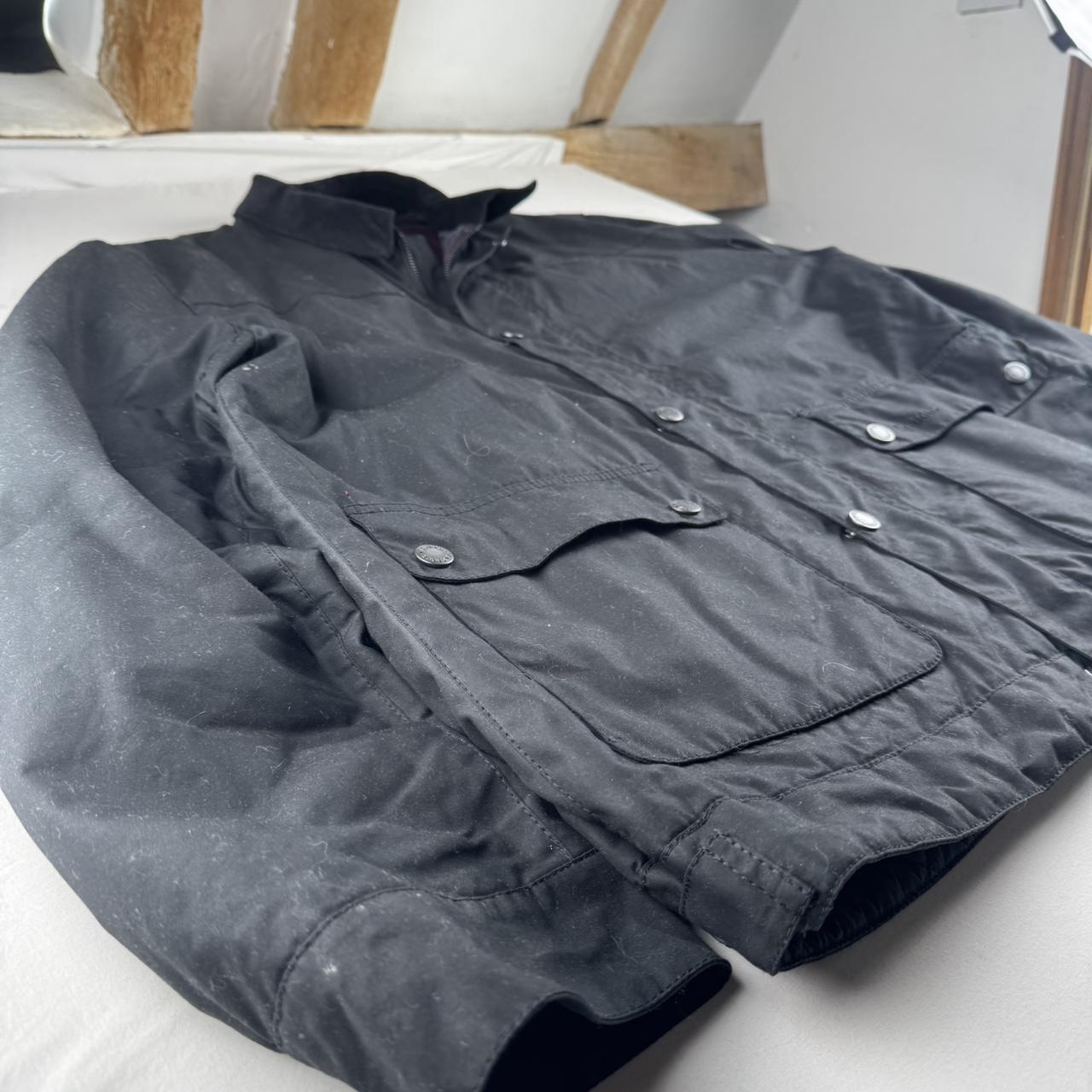 Black Barbour Bodmin Wax Jacket with Corduory Collar XXL