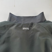1990s Nike Team Brazil Grey Tracksuit Top M