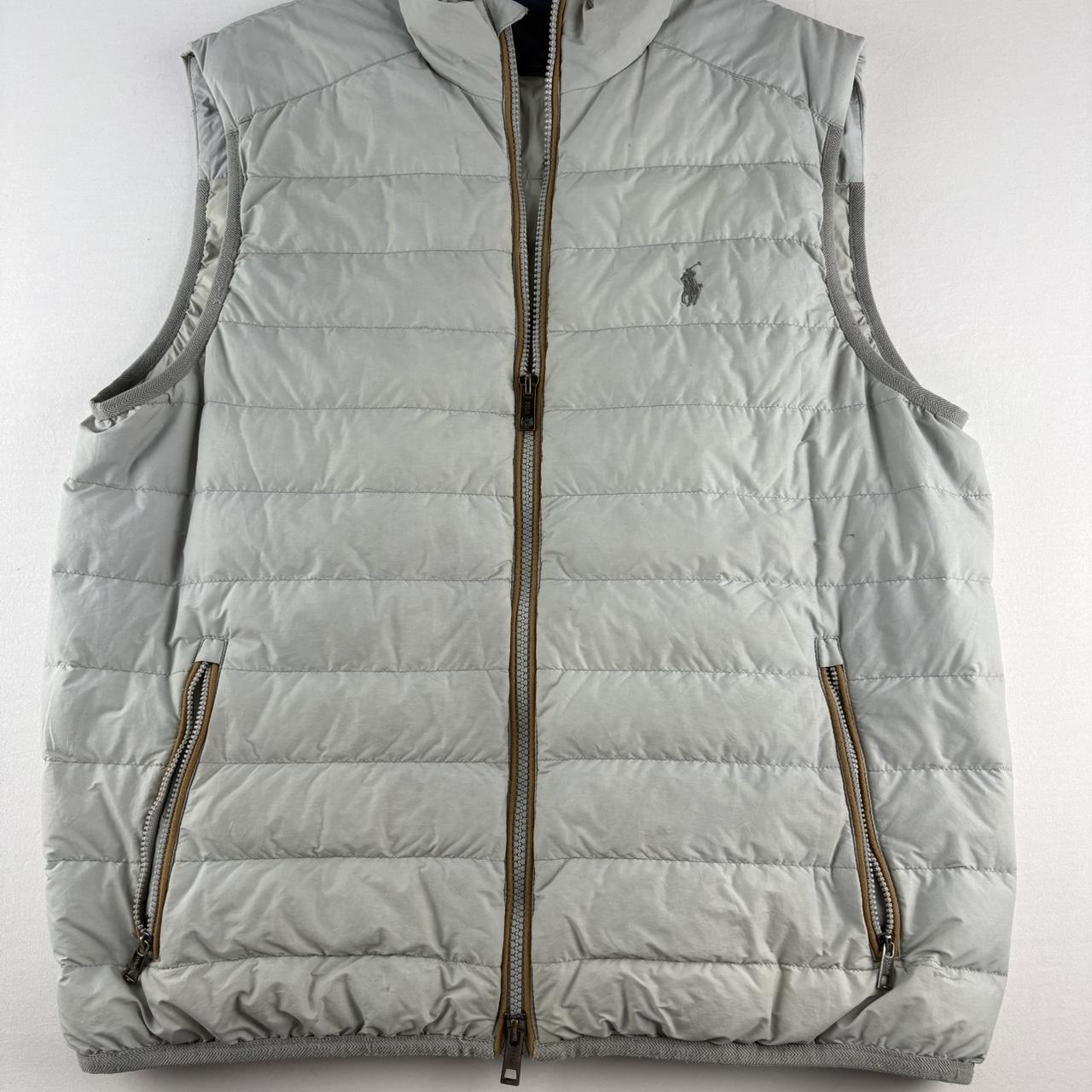 Polo Golf White Puffer Gilet S