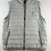 Polo Golf White Puffer Gilet S