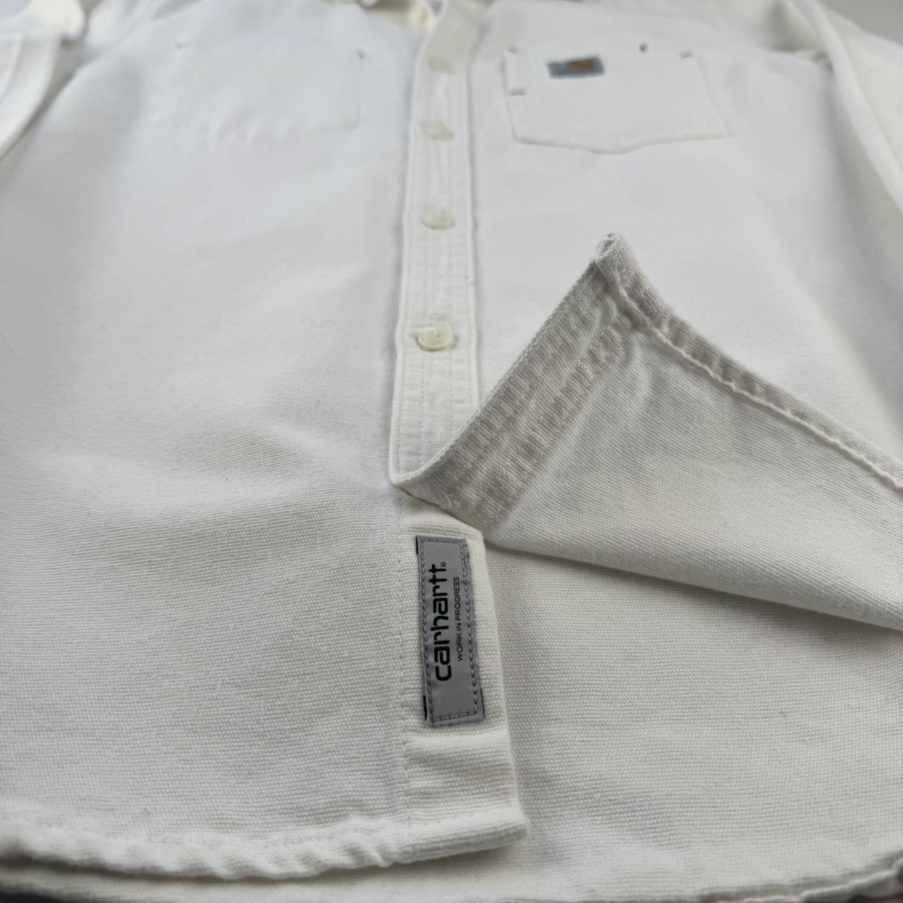 Carhartt WIP White Tony Button Down Shirt S