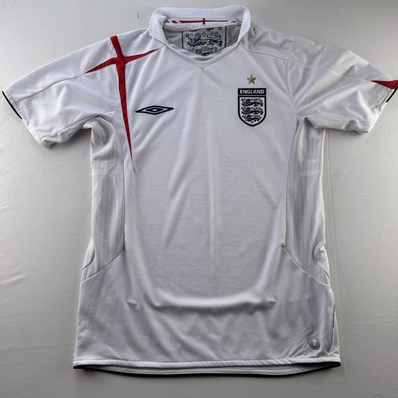 2004-06 Umbro England Home Playing Shirt S