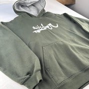 1990s Quiksilver Spellout Heavyweight Hoodie L