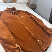 Carhartt WIP Brown Corduroy Button Down Shirt L