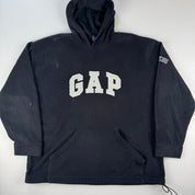 GAP Embroidered Spellout Fleece Hoodie L