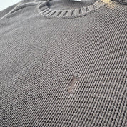 Yves Saint Laurent Crewneck Knit Sweater in Grey Size XL