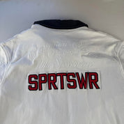 Thick 2010s Nike Embroidered Rugby Polo XXL