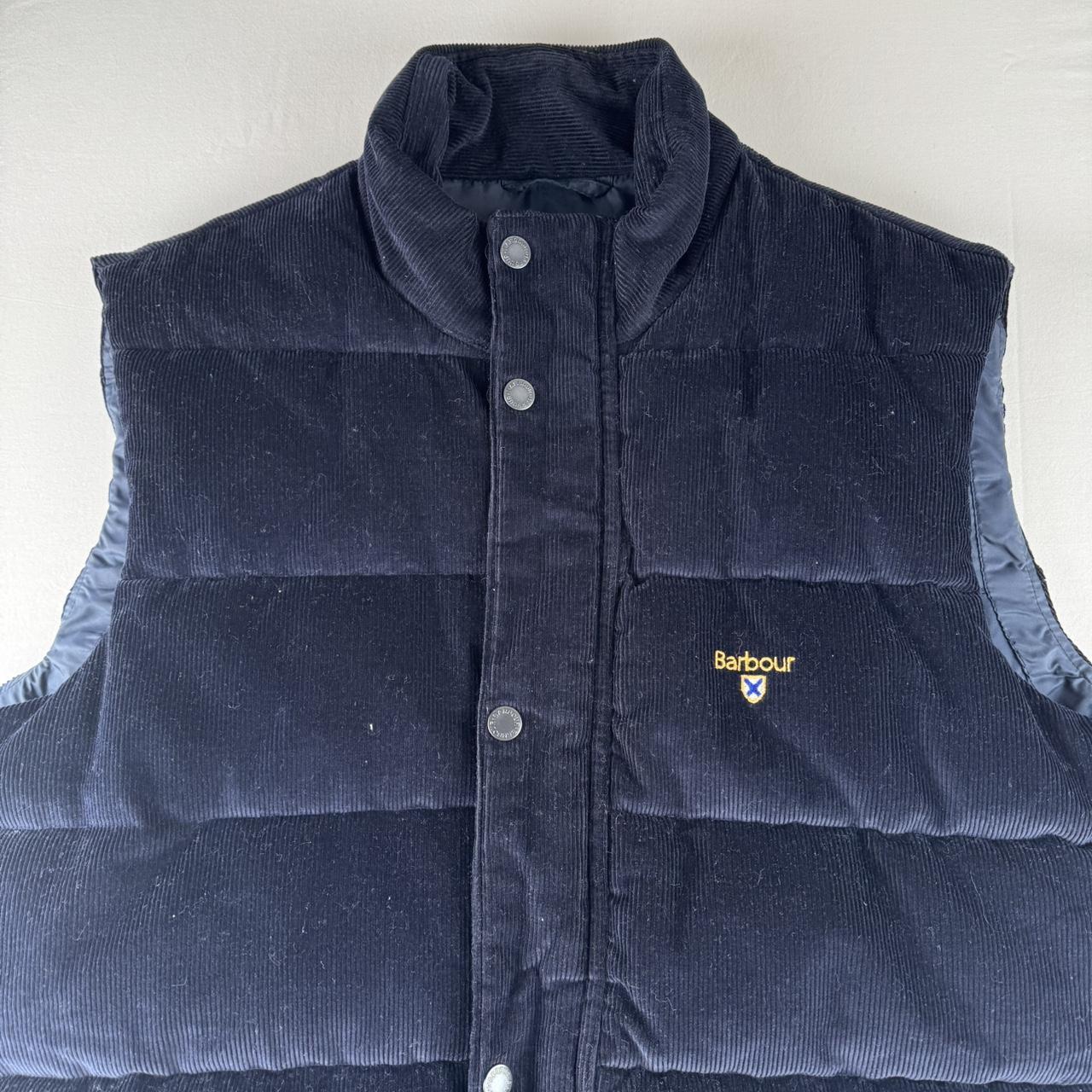 Modern Barbour Embroidered Corduory Baffle Gilet M