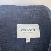 Navy Carhartt WIP Long Sleeve Madison Corduroy Button Down Shirt XL