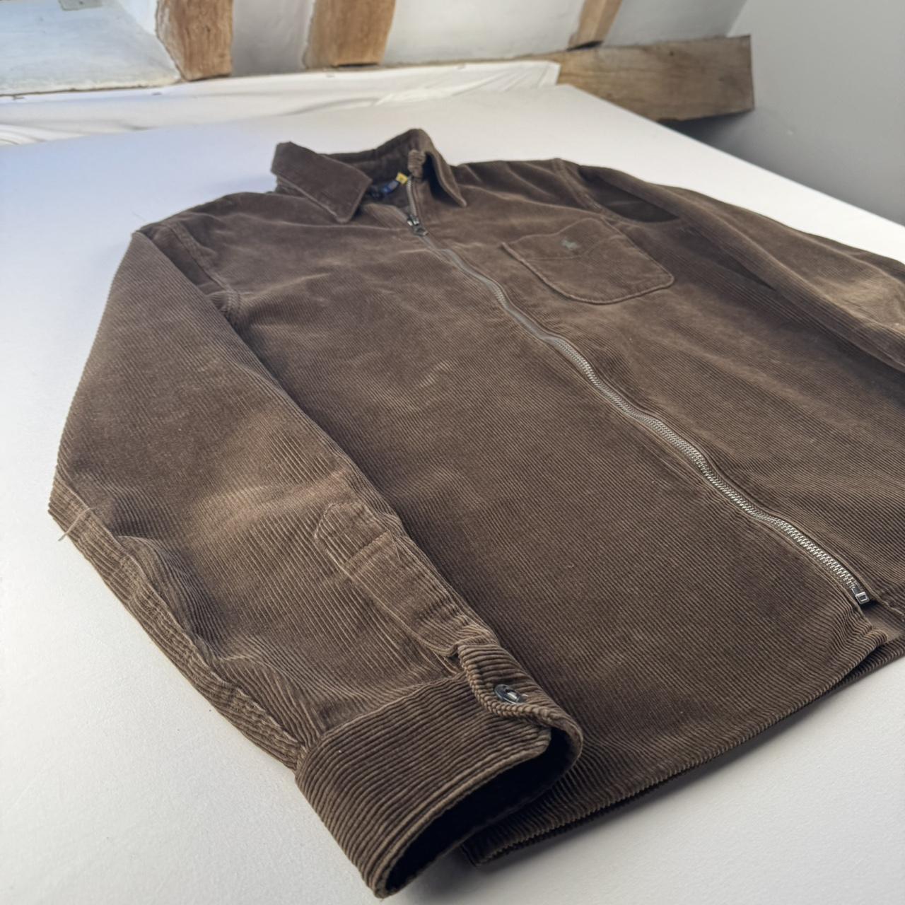 Polo Ralph Lauren Brown Full Zip Corduroy Shacket S