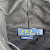 Polo Ralph Lauren Black and Red Full Zip Hoodie L