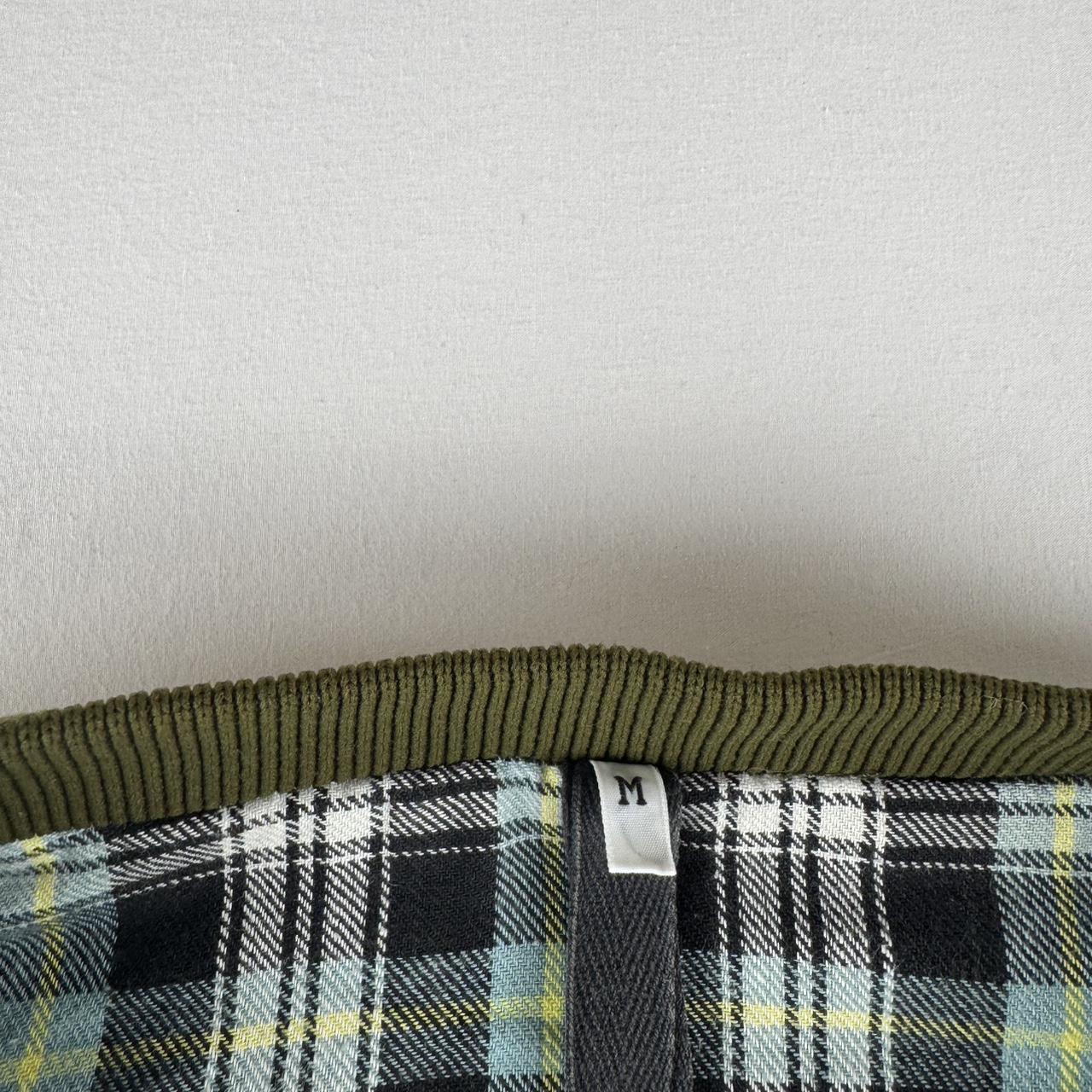 Barbour Embroidered Plaid Lining Puffer Gilet M