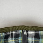 Barbour Embroidered Plaid Lining Puffer Gilet M