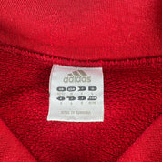 2000s Adidas Embroidered Spellout Quarter Zip Jumper L