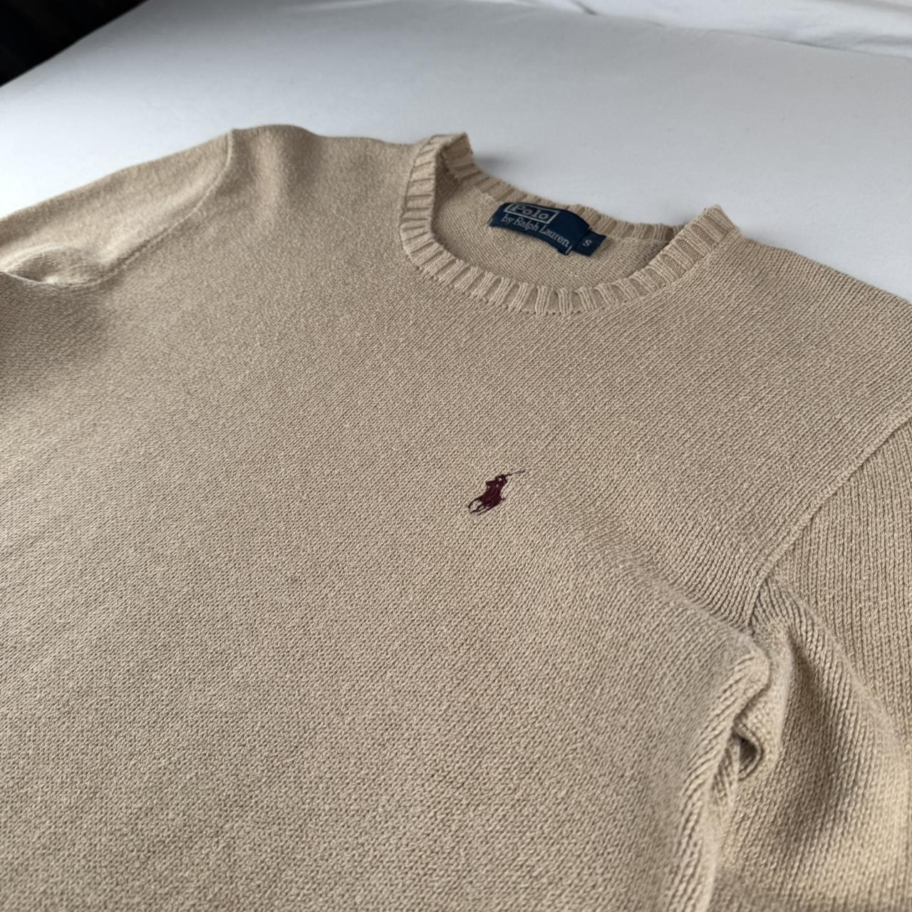 Unisex Polo Ralph Lauren Embroidered Pony Knitted Crewneck Small