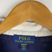 Polo Ralph Lauren navy rugby polo shirt with big pony logo and classic fit.