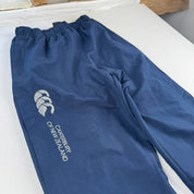 Canterbury Tracksuit Bottoms Cuffed Navy and White S