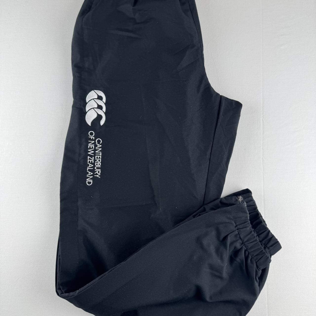 Canterbury Black and White Cuffed Joggers M