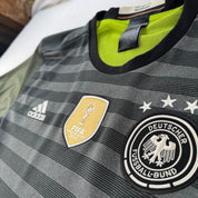 Germany Adidas 2016-17 Away Striped Playing Shirt XL