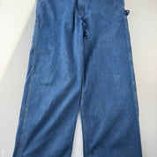 1990s Rare Carhartt Denim Dungarees 40W 32L RO7 DST