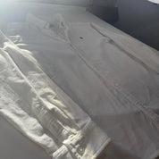 White Carhartt WIP Long Sleeve Madison Corduroy Button Down Shirt XXL