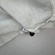 Early 2000s White Stone Island Knitted Jumper L