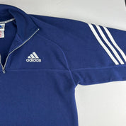 Early 2000s Adidas Embroidered Quarter Zip Fleece S