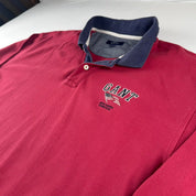Gant USA Early 2000s Rugby Polo Shirt XXL