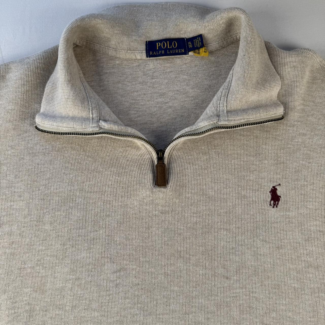 Polo Ralph Lauren Embroidered Pony Quarter Zip Jumper XL
