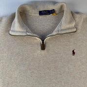 Polo Ralph Lauren Embroidered Pony Quarter Zip Jumper XL