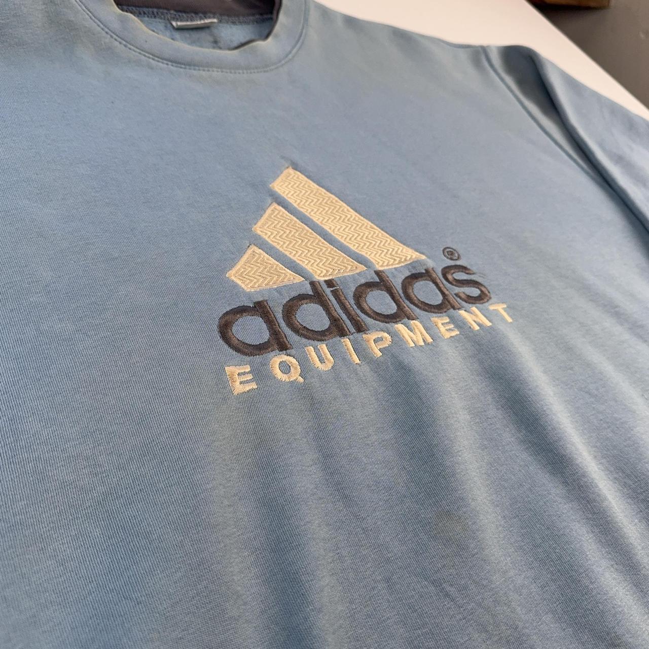 Adidas Crewneck Sweatshirt in Blue Size